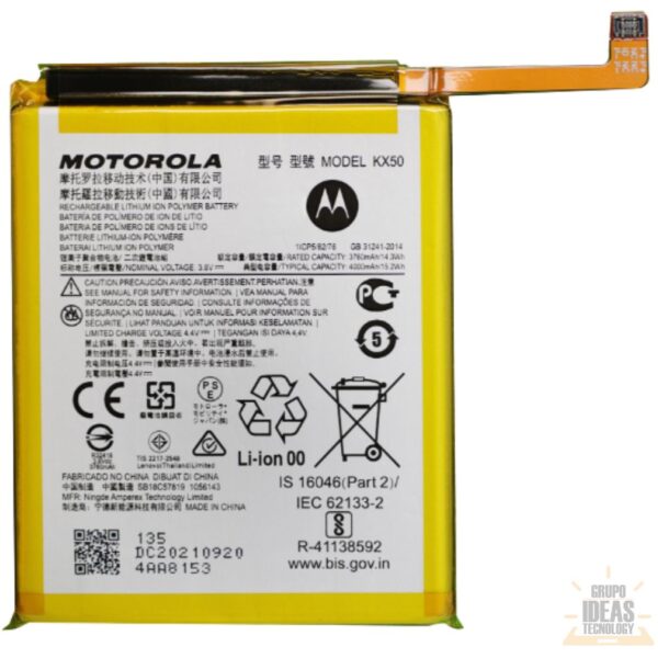 BATERIA ORIGINAL MOTOROLA G STYLUS 2021 - Imagen 3